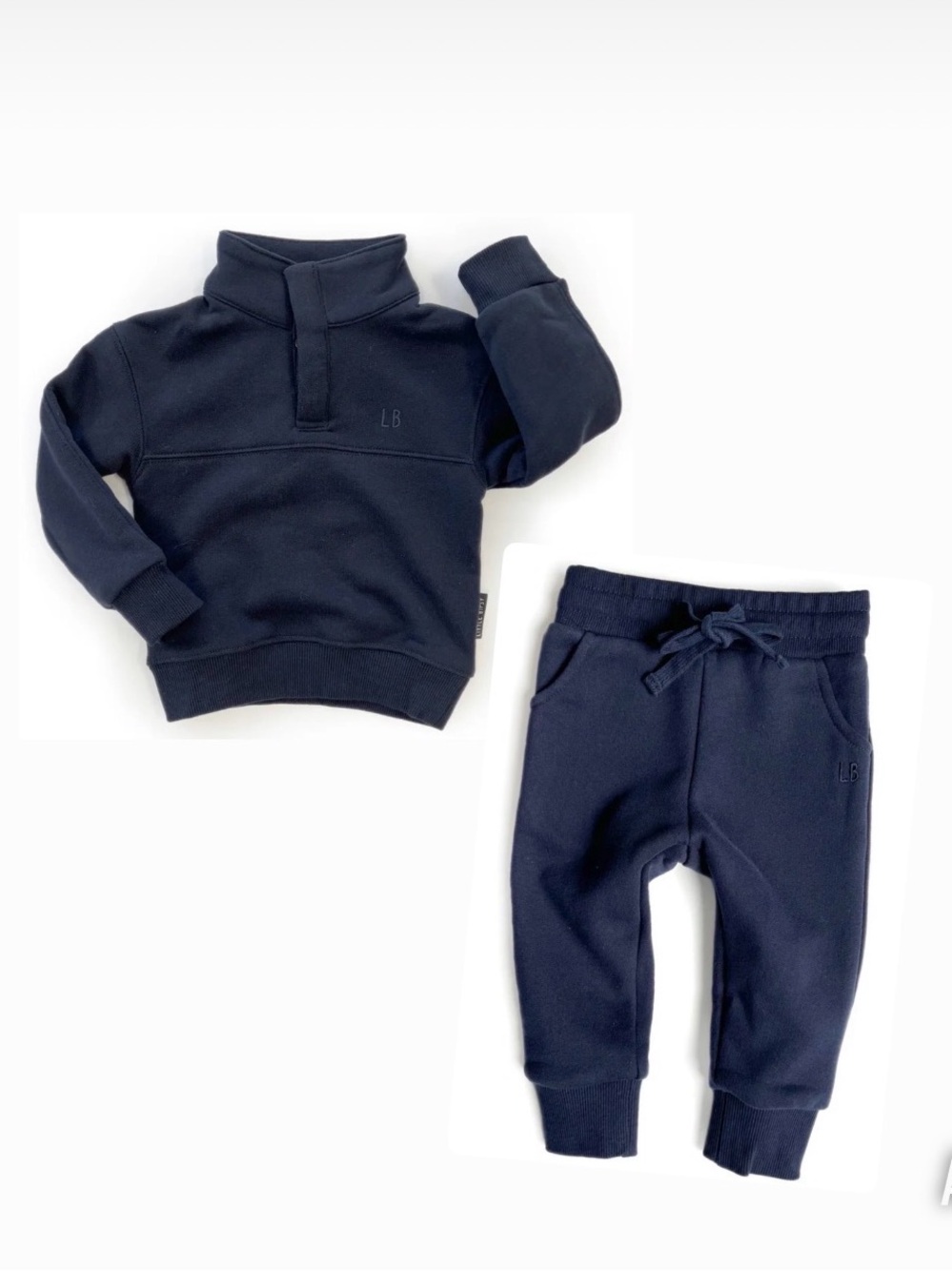 Little Bipsy Navy Sweat Set, 2-3 YR
